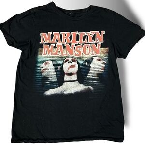 Vintage Marilyn Manson Sweet Dreams are Made of This Tee T-Shirt Black Medium